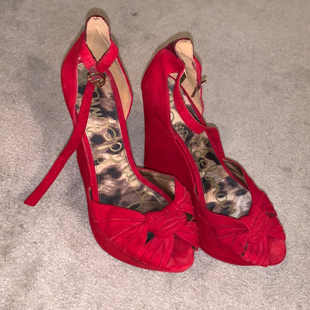 Sam Edelman Suede Wedges